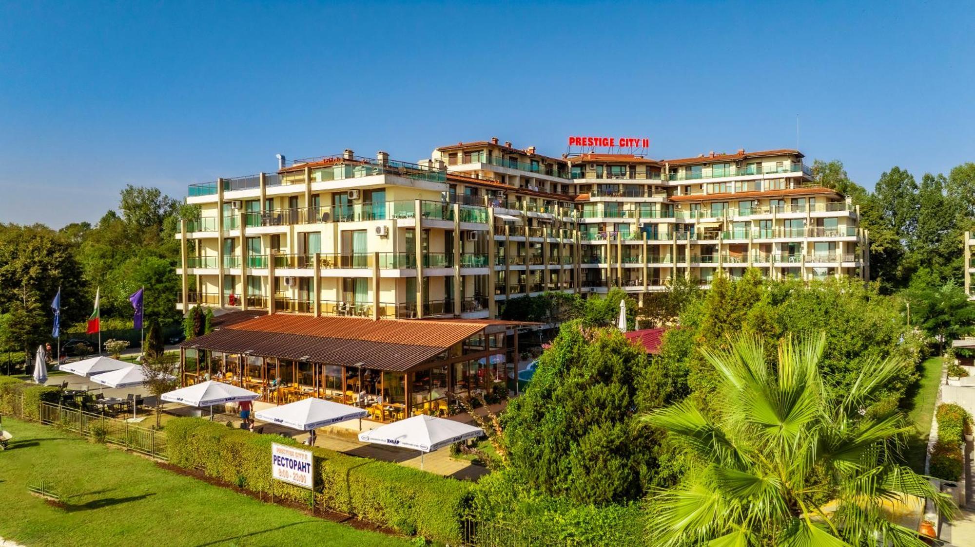 Aparthotel Hotel Prestige City II Primorsko Dış mekan fotoğraf