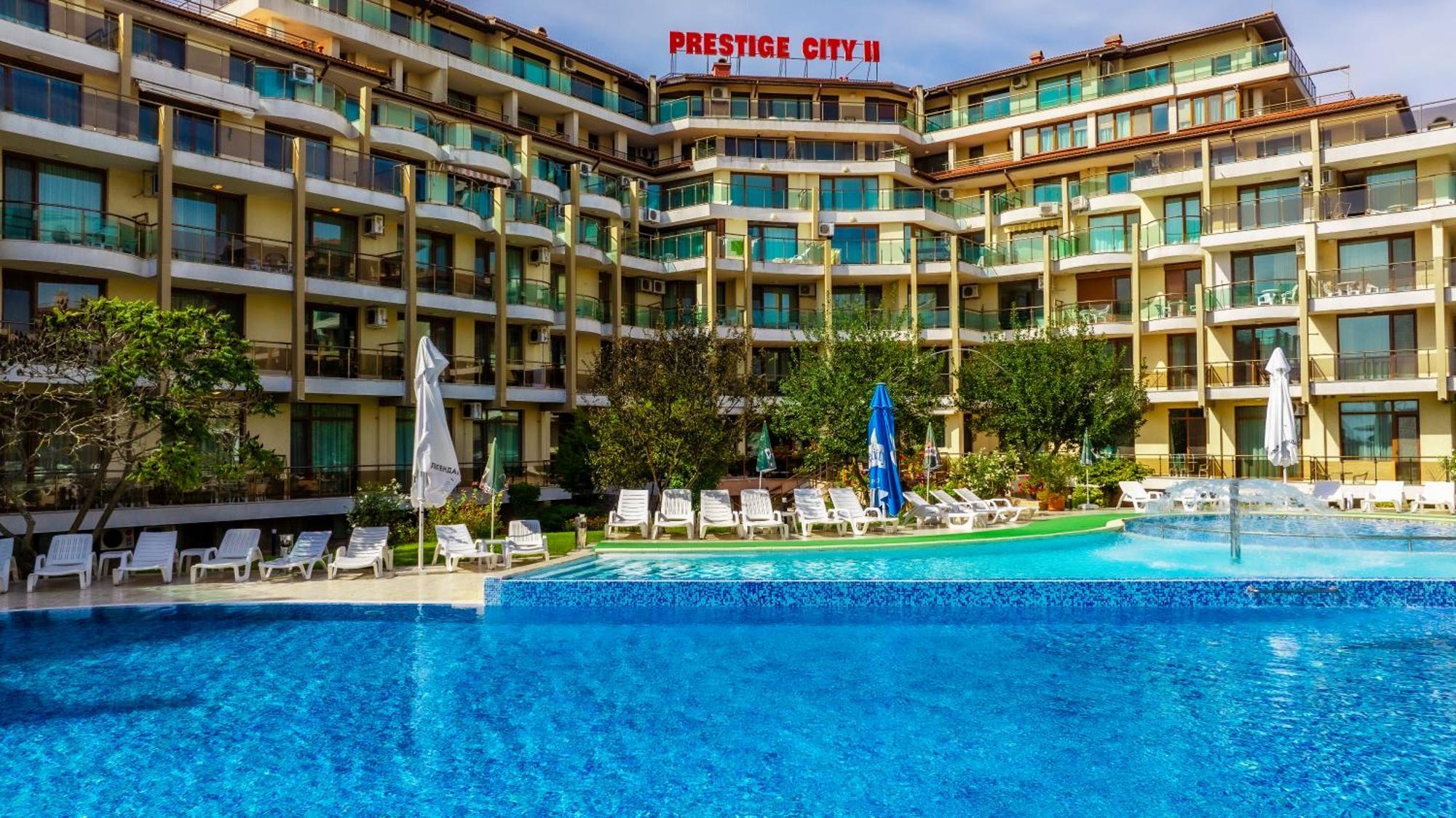 Aparthotel Hotel Prestige City II Primorsko Dış mekan fotoğraf