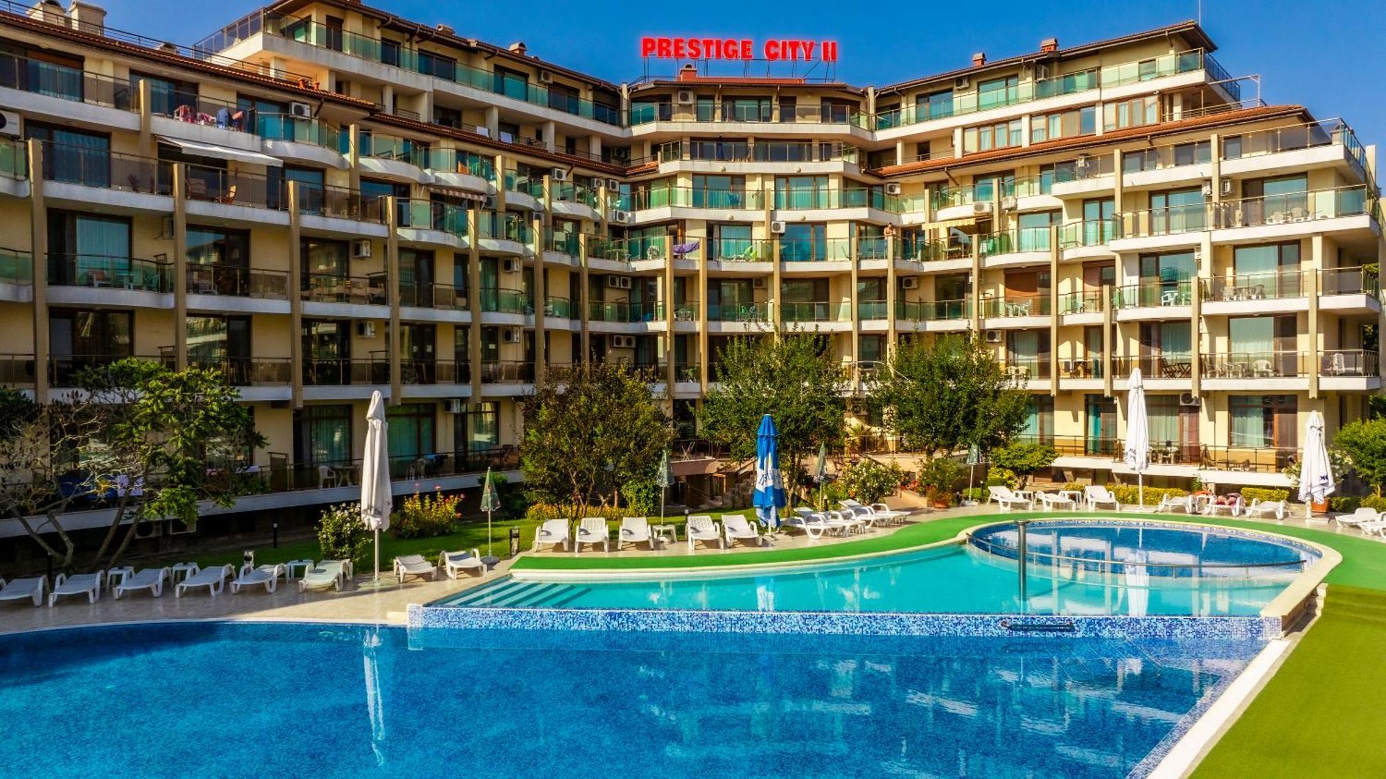 Aparthotel Hotel Prestige City II Primorsko Dış mekan fotoğraf