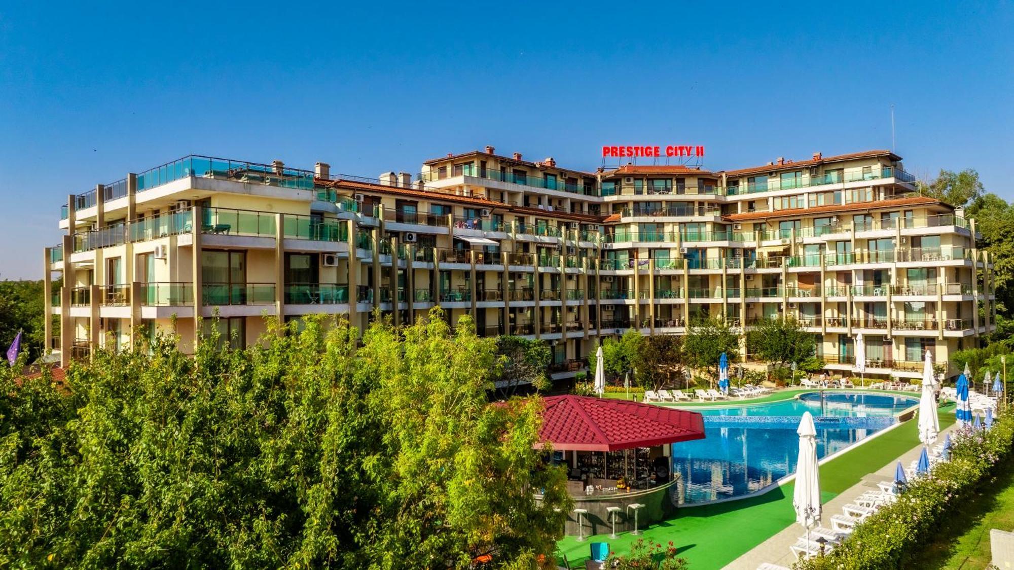 Aparthotel Hotel Prestige City II Primorsko Dış mekan fotoğraf