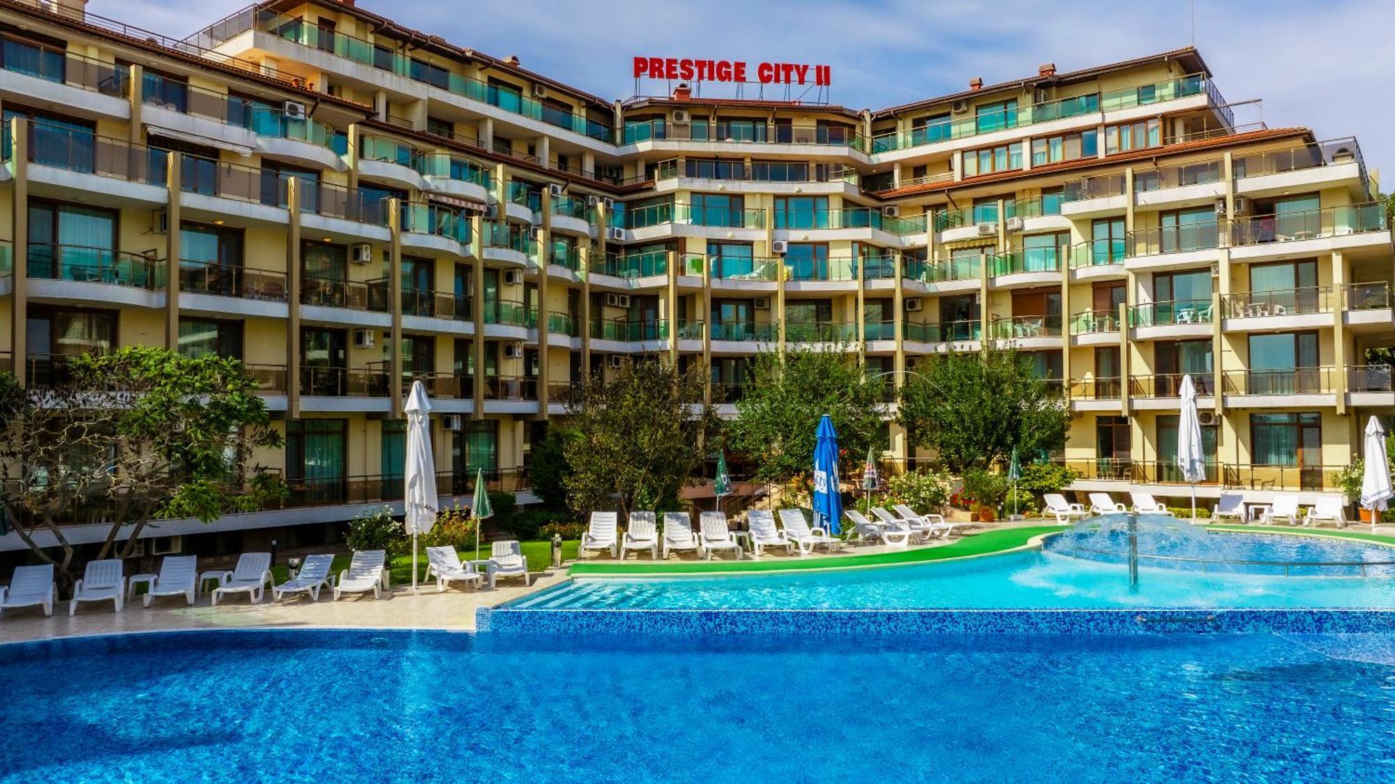 Aparthotel Hotel Prestige City II Primorsko Dış mekan fotoğraf