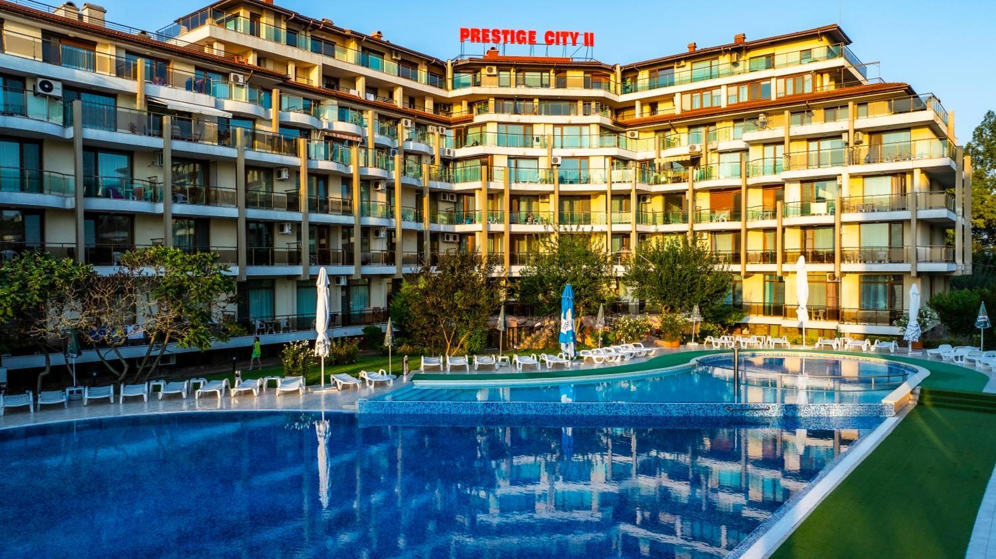 Aparthotel Hotel Prestige City II Primorsko Dış mekan fotoğraf