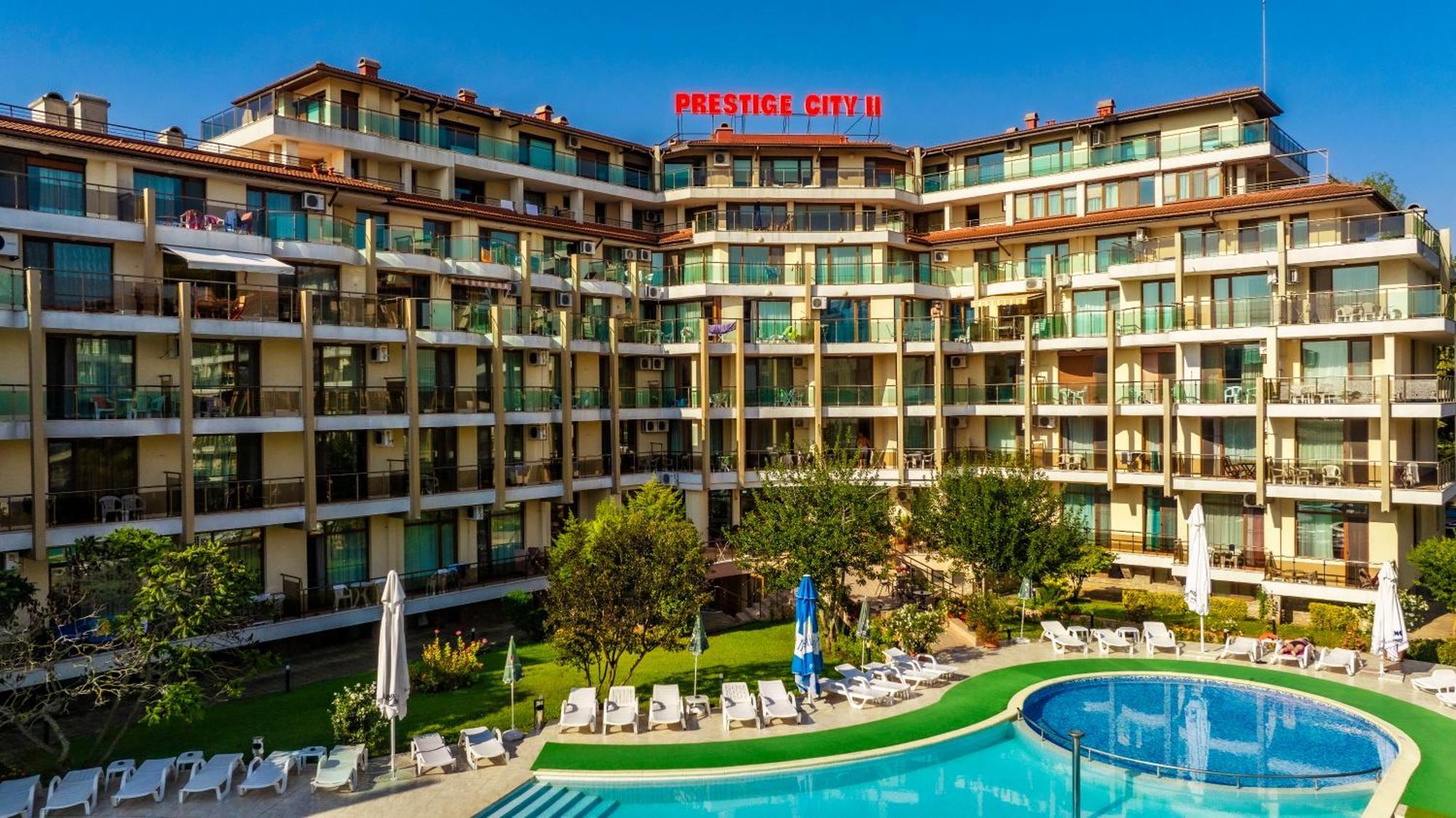 Aparthotel Hotel Prestige City II Primorsko Dış mekan fotoğraf