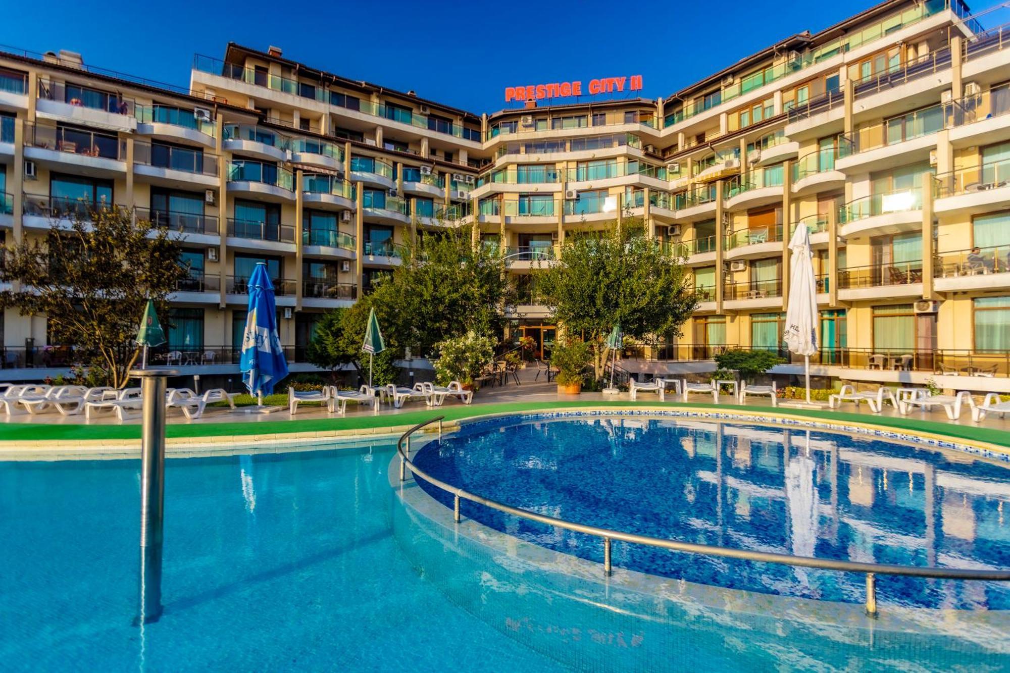 Aparthotel Hotel Prestige City II Primorsko Dış mekan fotoğraf